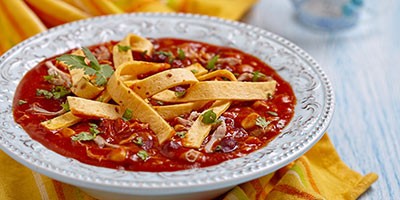 Healthy Chicken Tortilla Soup
