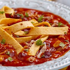 Healthy Chicken Tortilla Soup