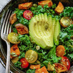 Kale, Cabbage and Avocado Superfood Salad
